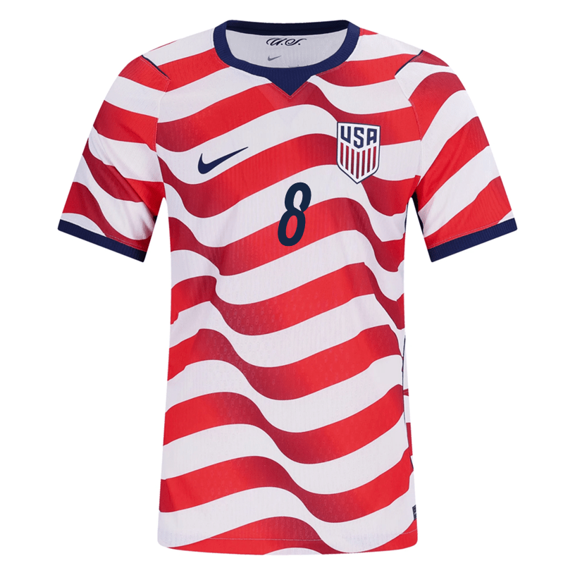Nike Mens Mckennie United States Match Authentic Home Jersey 2026 (Sail/Midnight Navy)