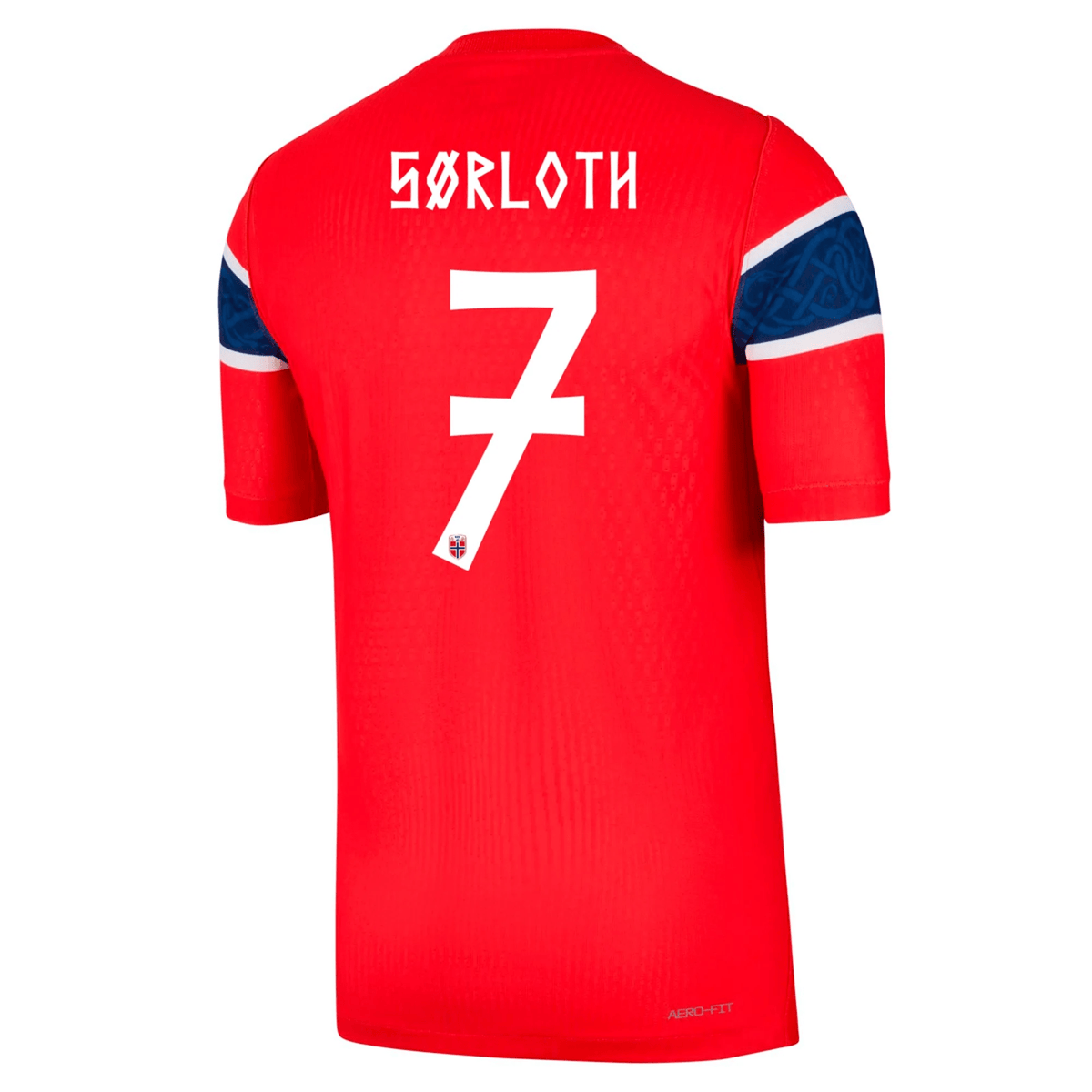 Nike Mens Norway Alexander SÃ¸rloth Match Authentic Home Jersey 2026 (Chile Red/White)