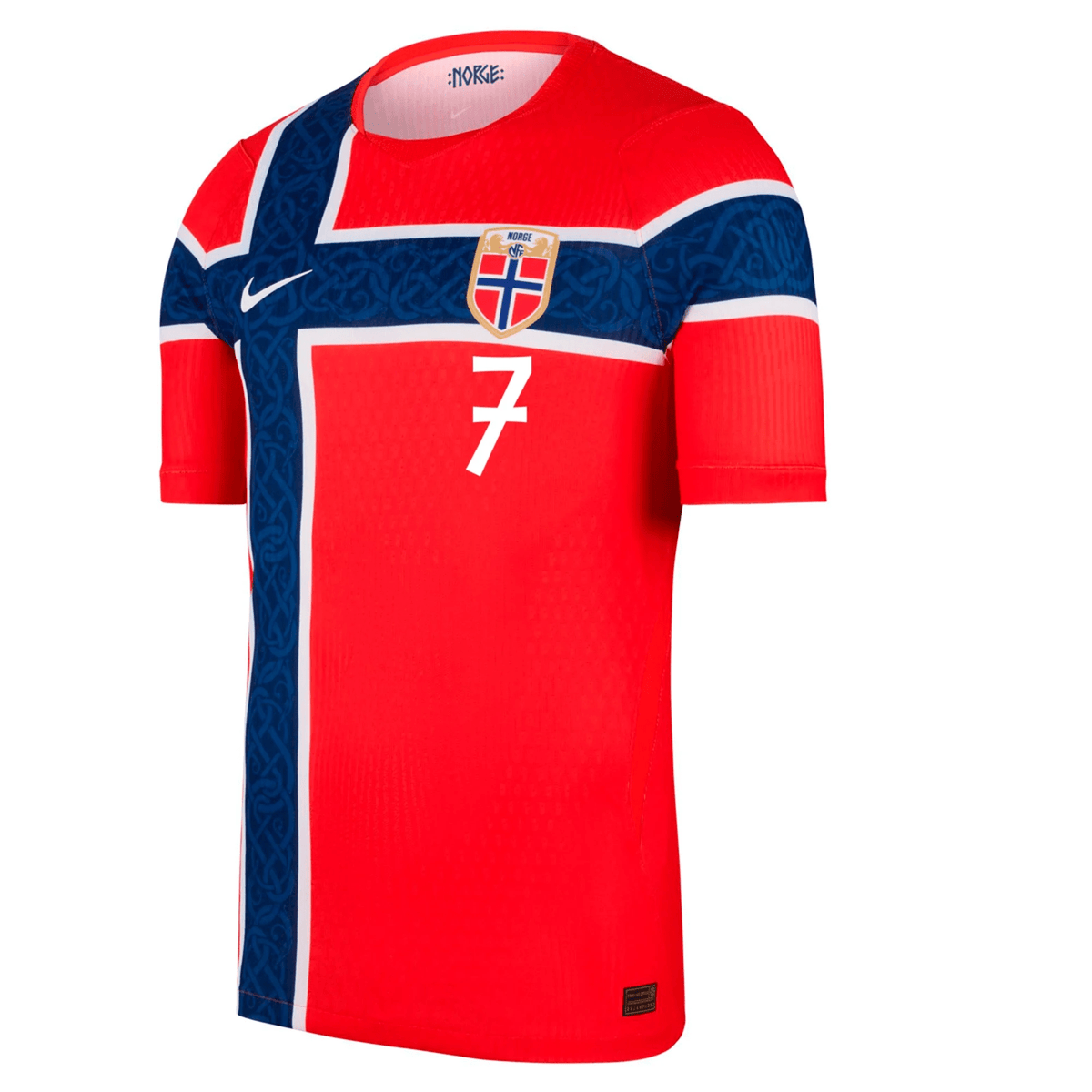 Nike Mens Norway Alexander SÃ¸rloth Match Authentic Home Jersey 2026 (Chile Red/White)