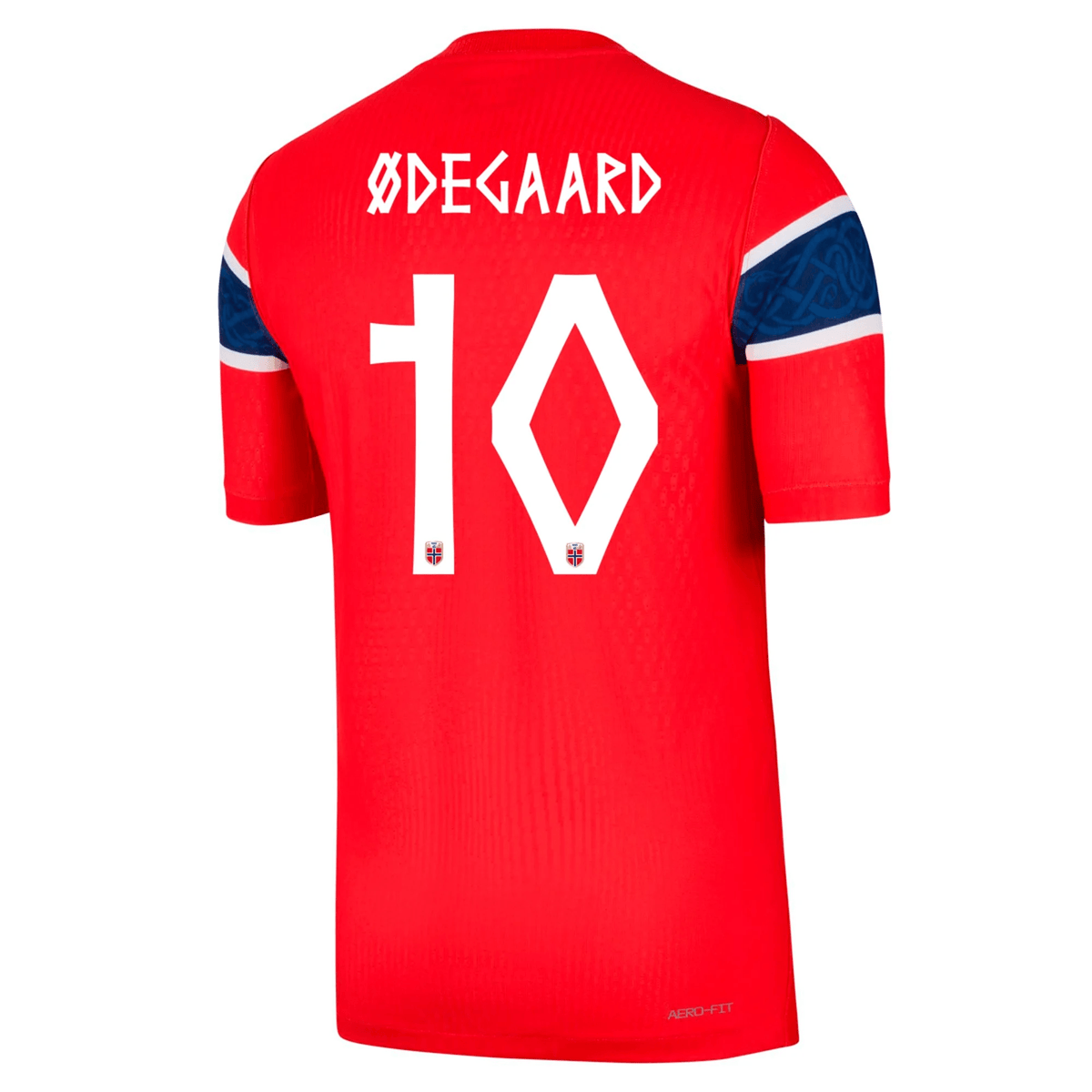 Nike Mens Norway Martin Ã˜degaard Match Authentic Home Jersey 2026 (Chile Red/White)