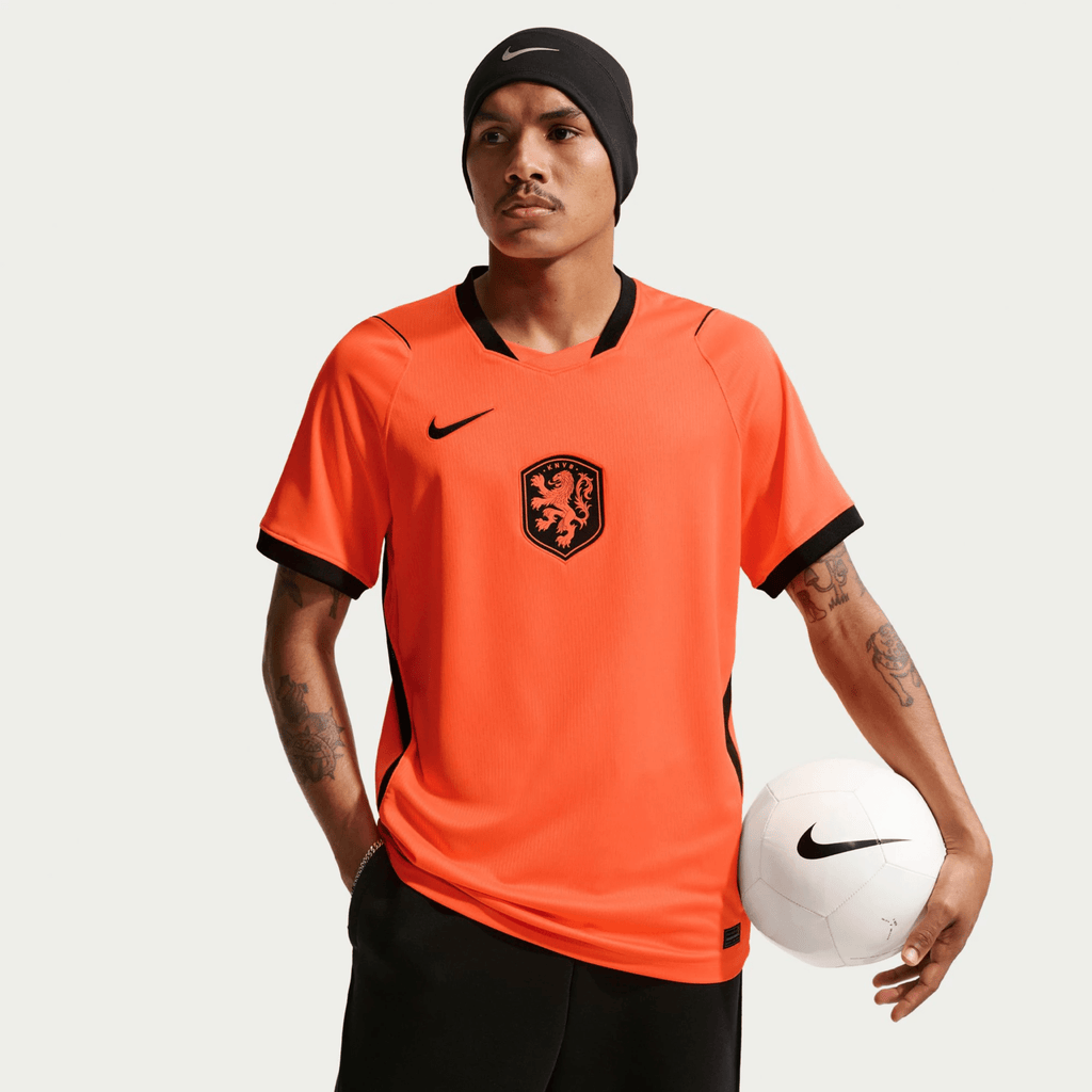 Nike Netherlands Xavi Simons Home Jersey 2026 (Hyper Crimson/Black)