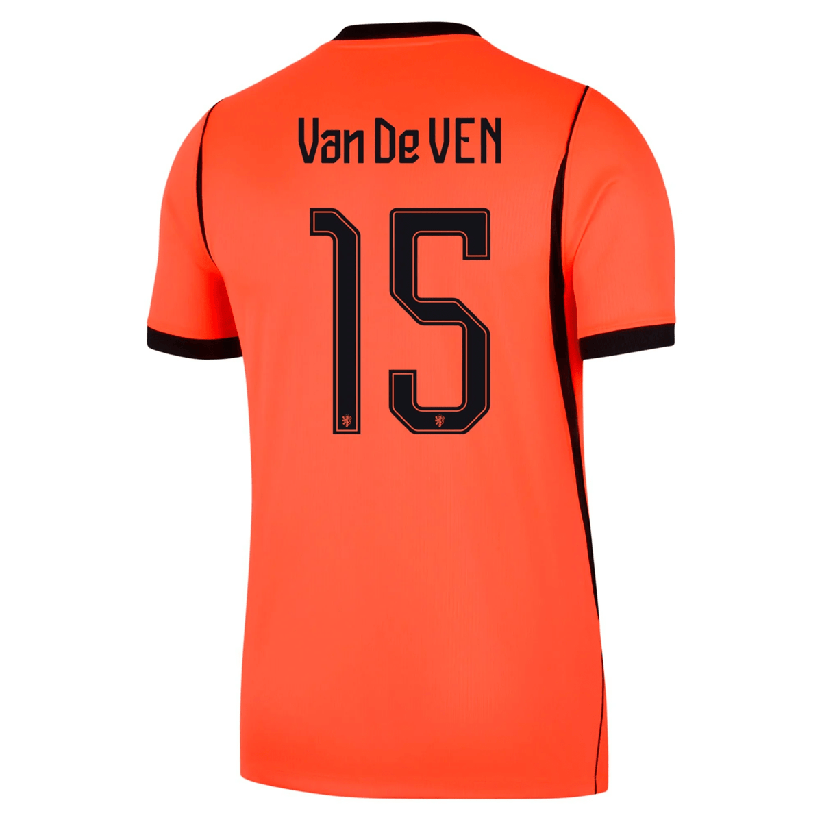 Nike Netherlands Micky van de Ven Home Jersey 2026 (Hyper Crimson/Black)