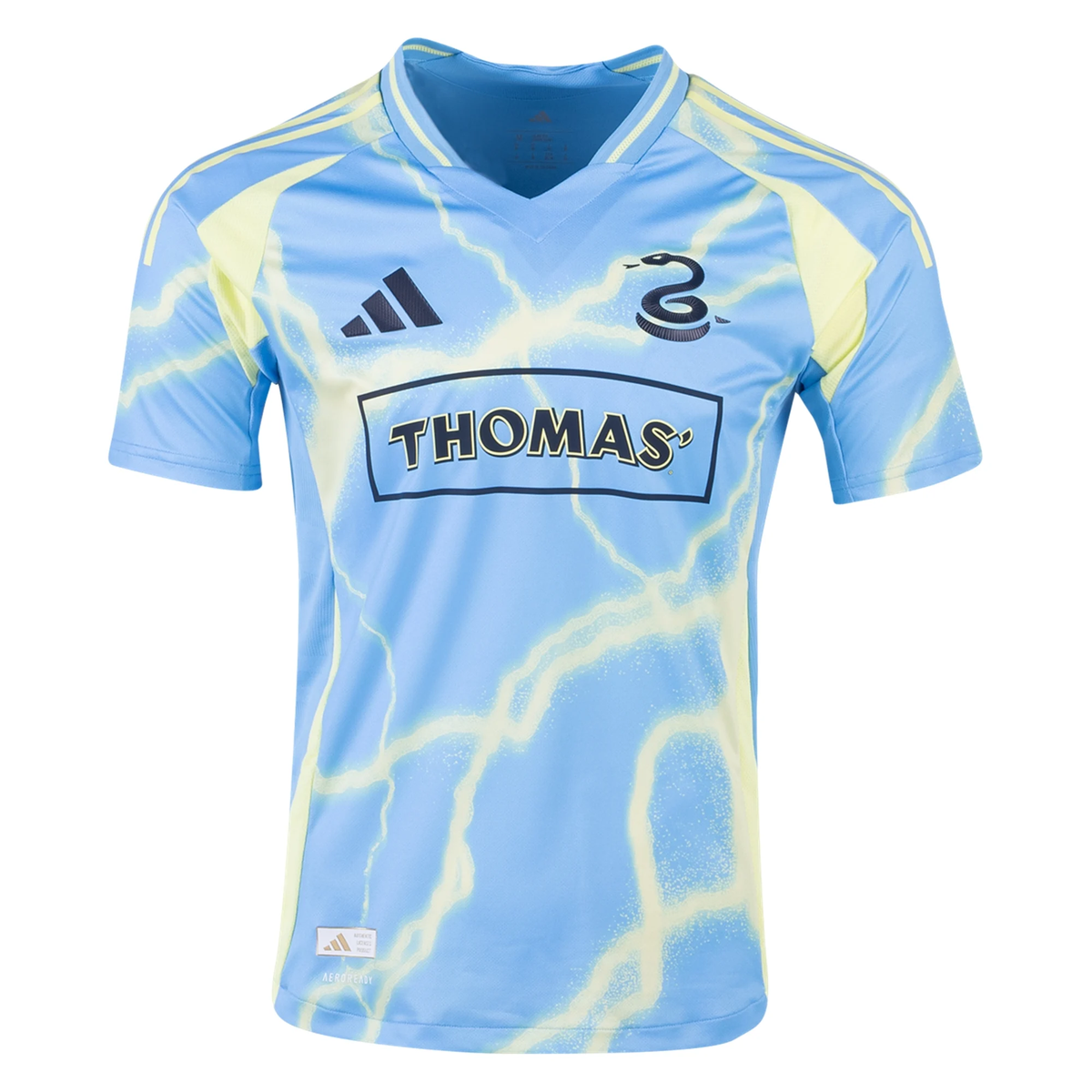 adidas Philadelphia Union Nathan Harriel Authentic Away Jersey 25/26 (Blue/Yellow)