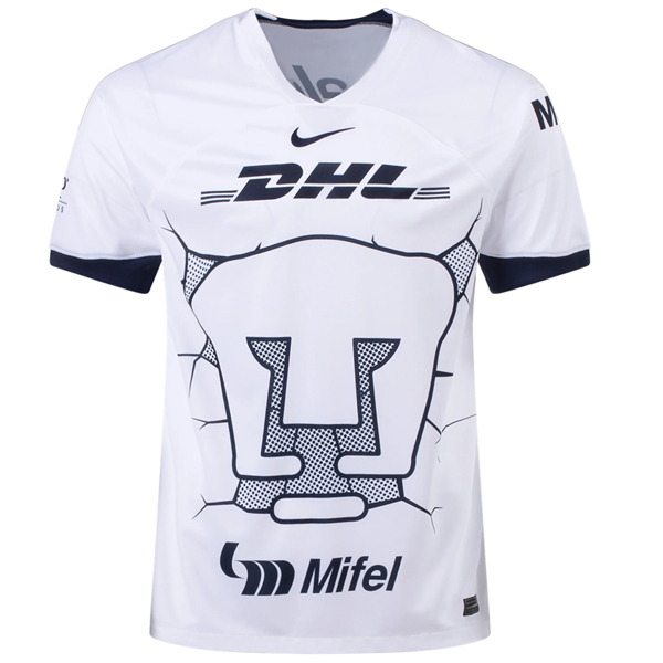 Nike Pumas UNAM Juan Dinenno Home Jersey w/ Liga MX Patch 23/24 (White/Obsidian)