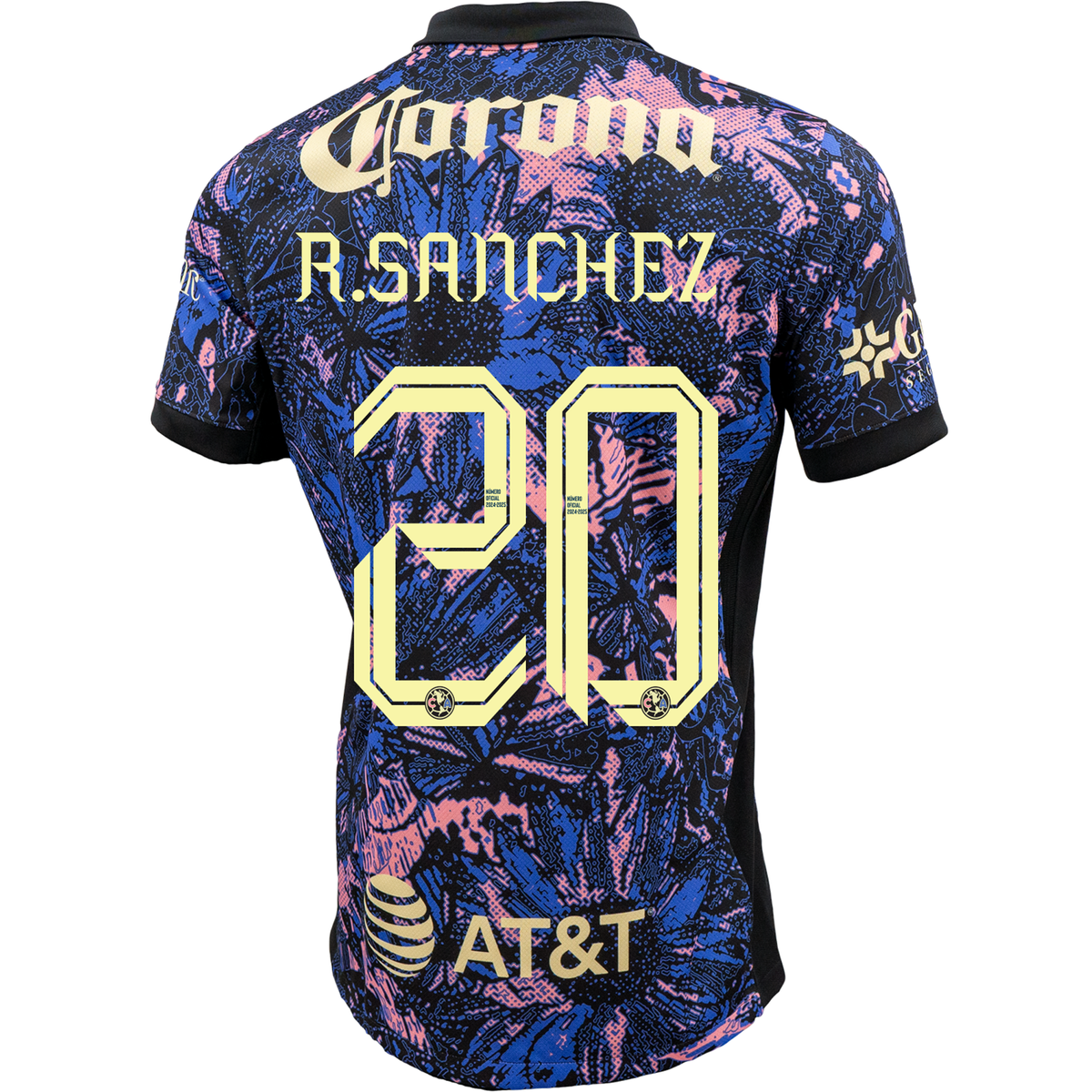 Nike Club America Richard SÃ¡nchez Third Jersey 24/25 (Medium Blue/Black/Lemon Chiffon)