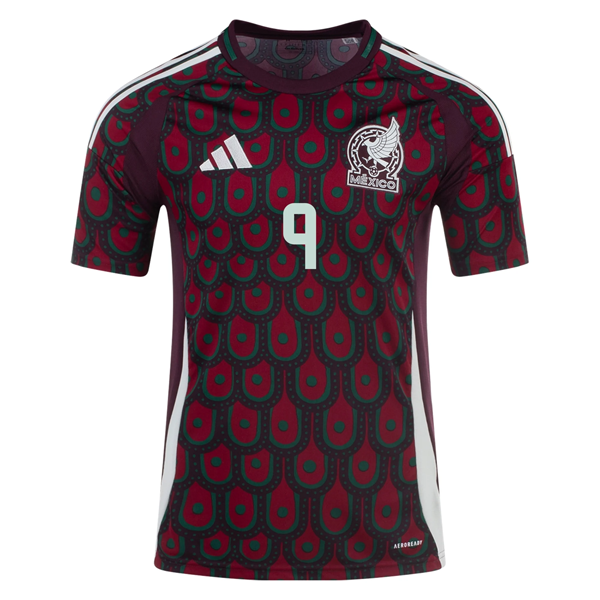 Adidas Mens Mexico RaÃºl JimÃ©nez Home Jersey 24/25 (Multicolor)