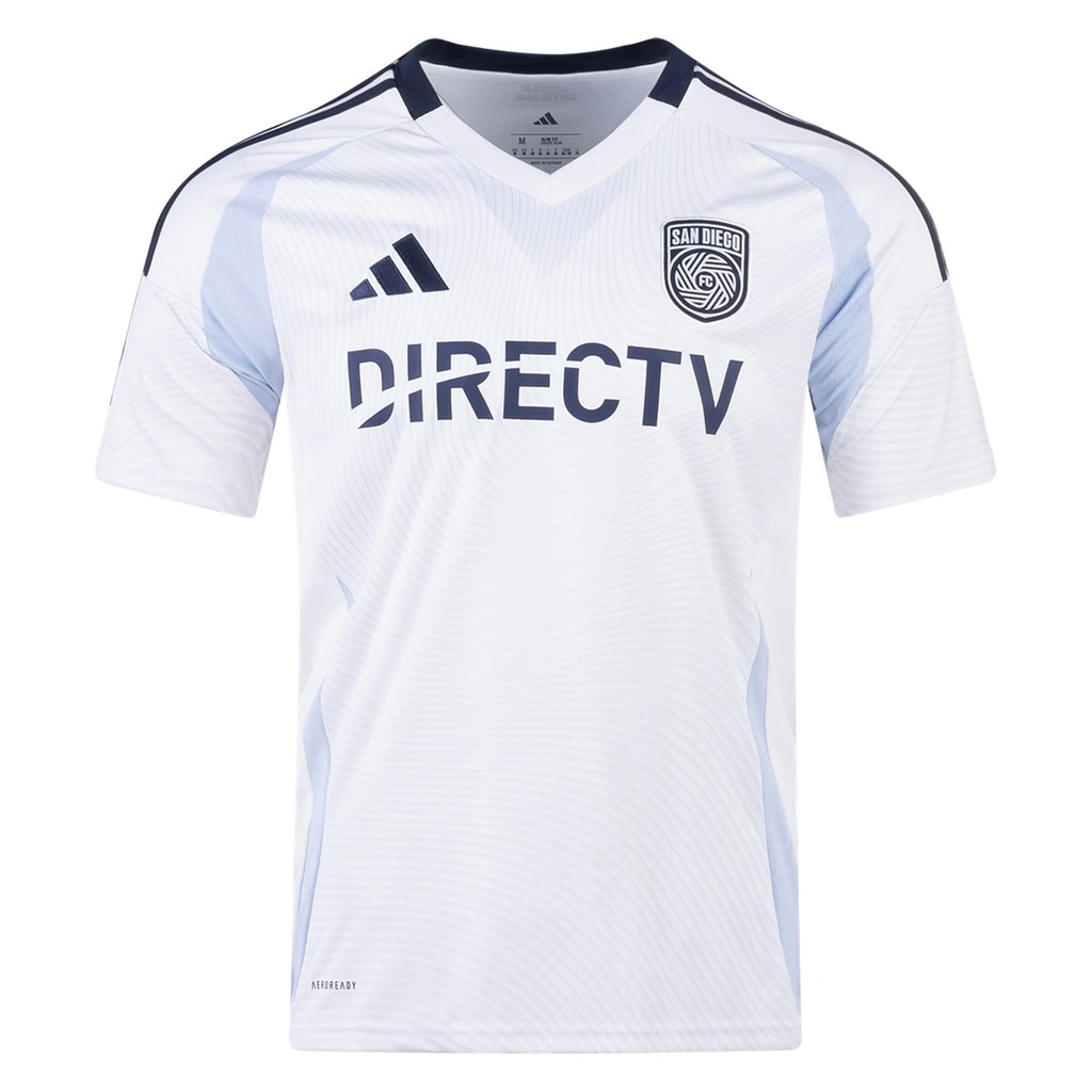 adidas Luca de la Torre San Diego FC Away Jersey 25/26 (White)