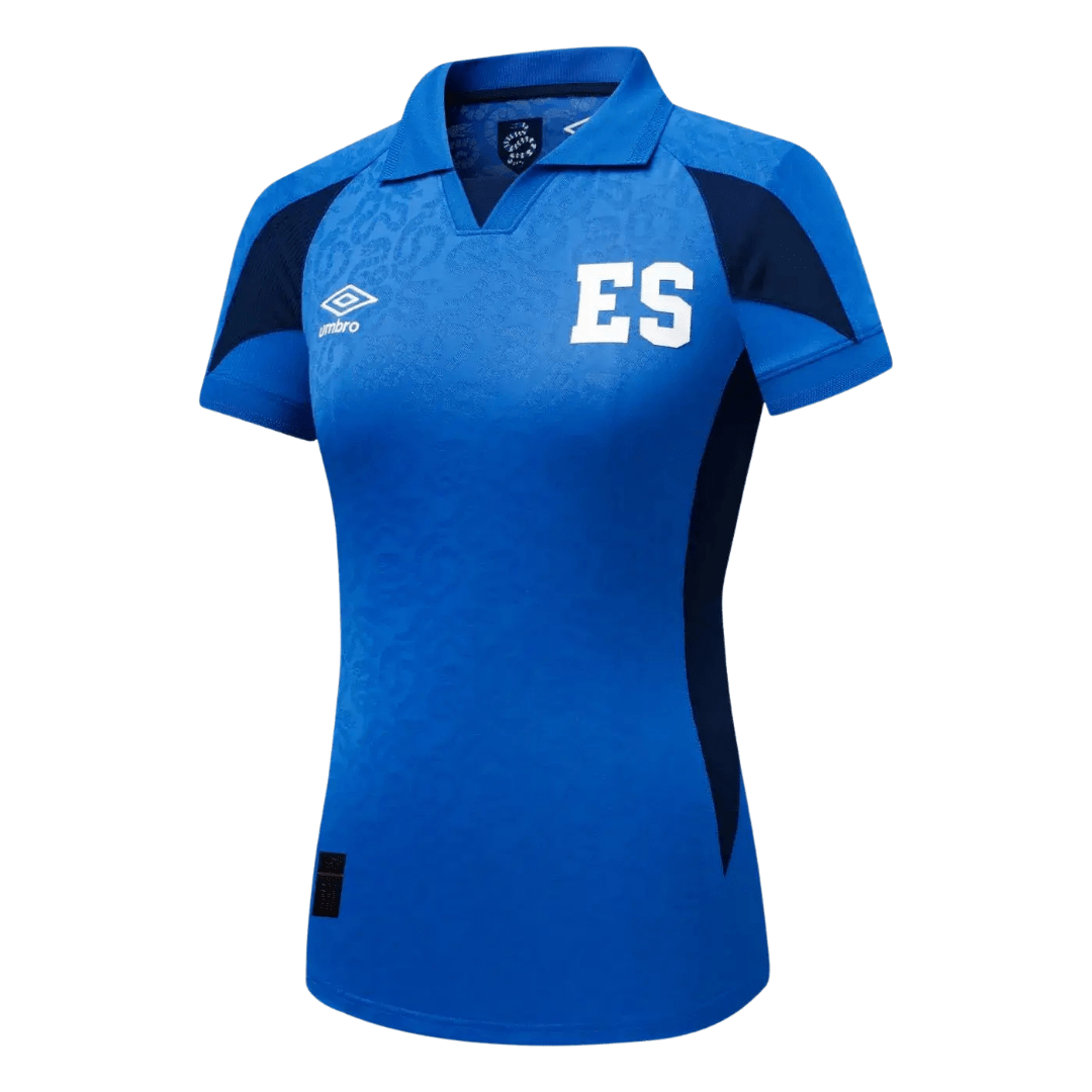 Umbro Womenâ€™s El Salvador 2026 Home Jersey (Blue)